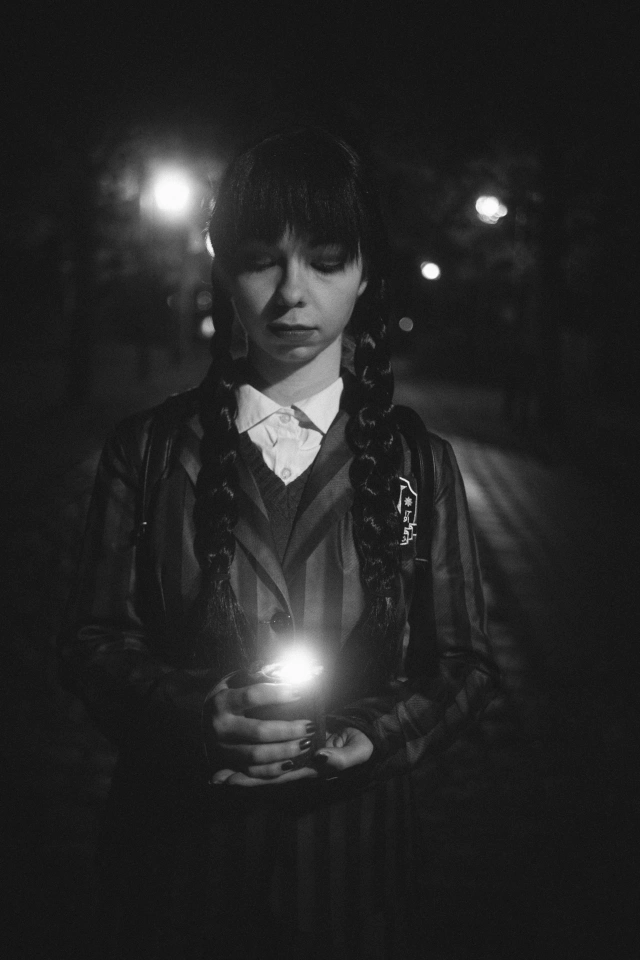 powderful_jinx as Wednesday Addams